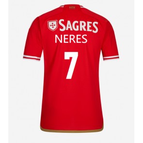 Benfica David Neres #7 Domaci Dres 2023-24 Kratak Rukavima